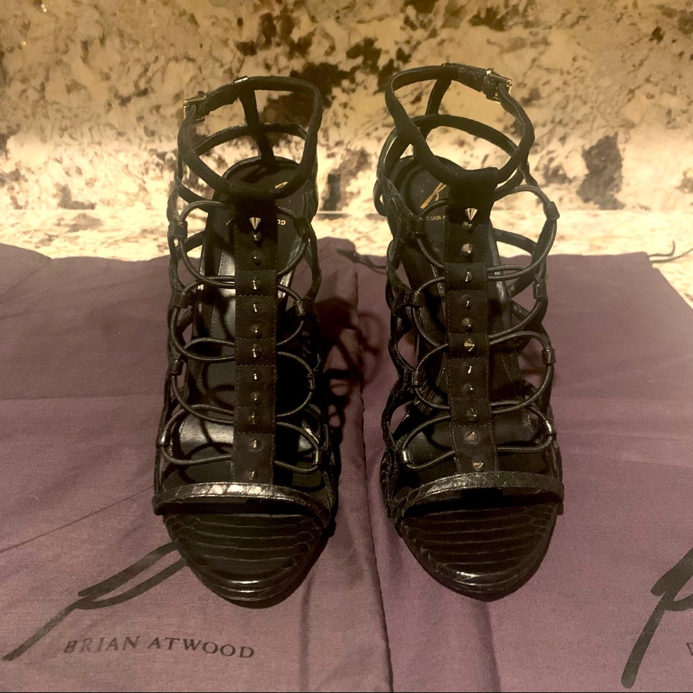 Brian Atwood Mirante caged heels